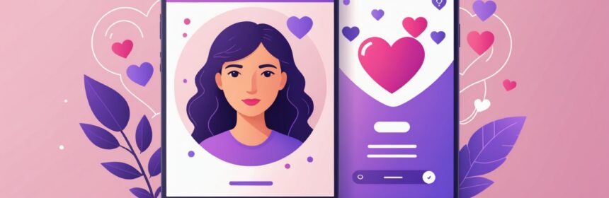 Illustration d'une application de rencontre utilisant l'intelligence artificielle