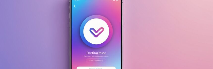 Illustration d'un profil d'application de rencontre avec badge de vérification bleu
