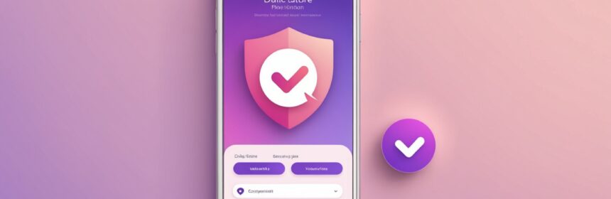 Illustration d'un profil vérifié sur une application de rencontre gratuite