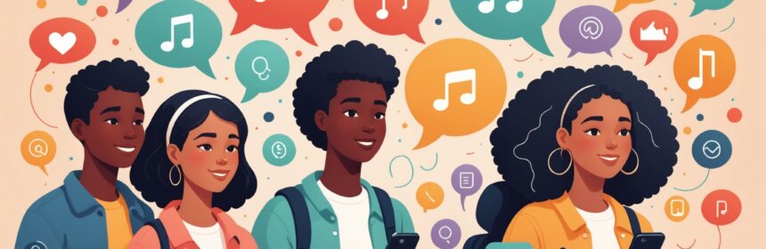 Illustration de personnes qui se rencontrent via des applications de rencontre sans swipe