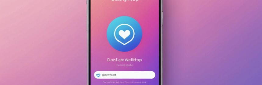 Illustration d'un profil d'application de rencontre avec un badge de vérification bleu